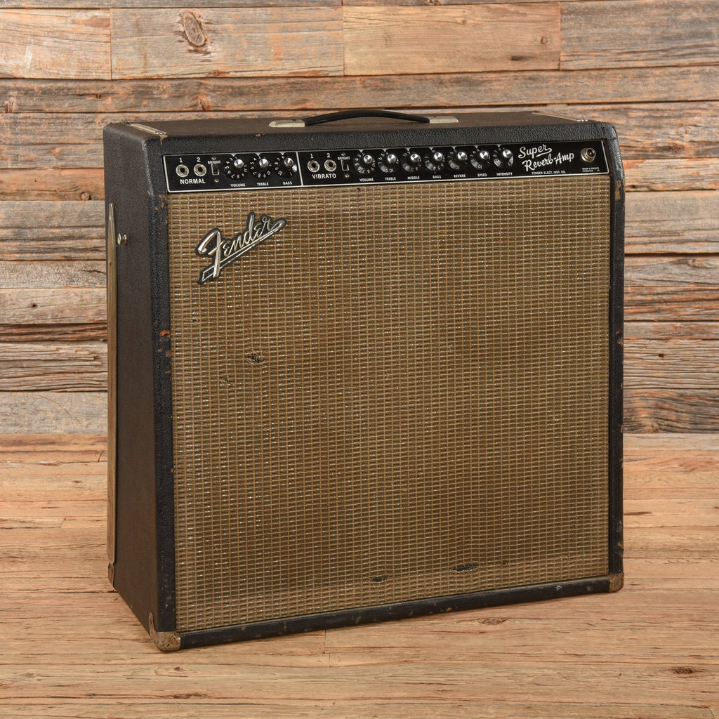 Fender Super Reverb 2-Channel 40-Watt 4x10" Guitar Combo Amp 1965 - MusicMarket