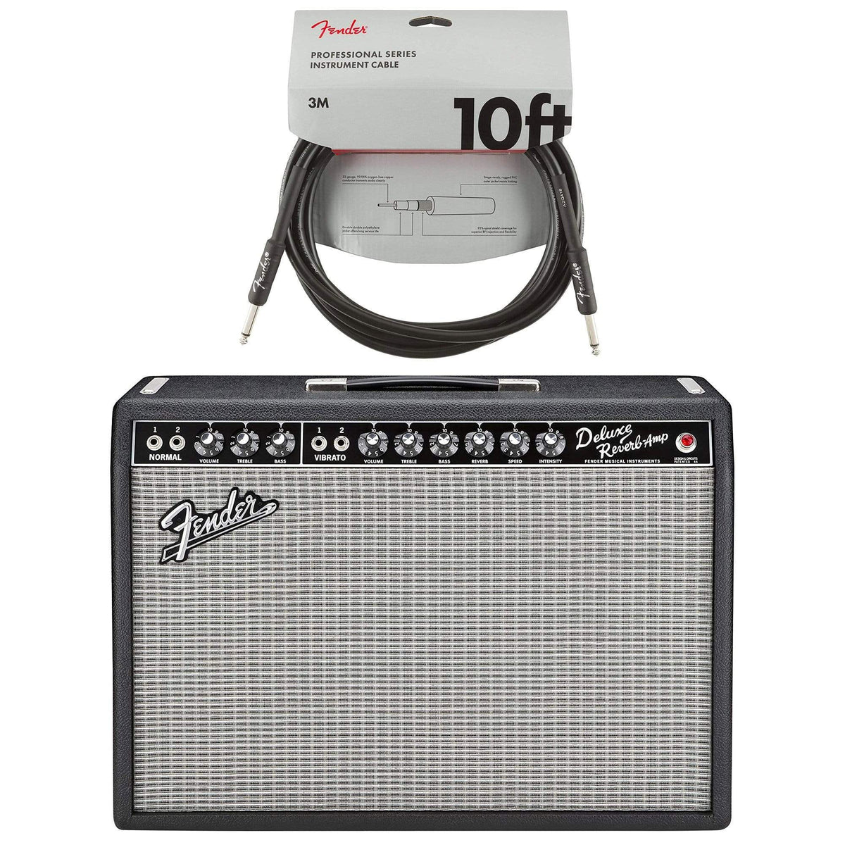 Fender '65 Deluxe Reverb Reissue Cable Bundle - MusicMarket