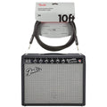 Fender '65 Princeton Reverb 15w 1x10 Combo Cable Bundle - MusicMarket