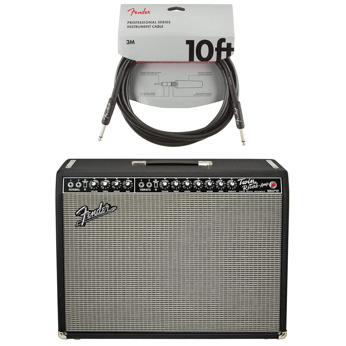 Fender '65 Twin Reverb Reissue Cable Bundle - MusicMarket