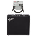 Fender Mustang LT25 Guitar Amp Combo Cable Bundle - MusicMarket