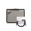 Fender Vintage Modified '68 Custom Pro Reverb Silverface and (1) Cable Bundle - MusicMarket