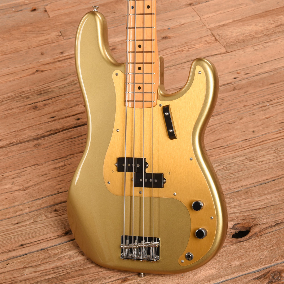 Fender American Original '50s Precision Bass Aztec Gold - View 2 | MusicMarket