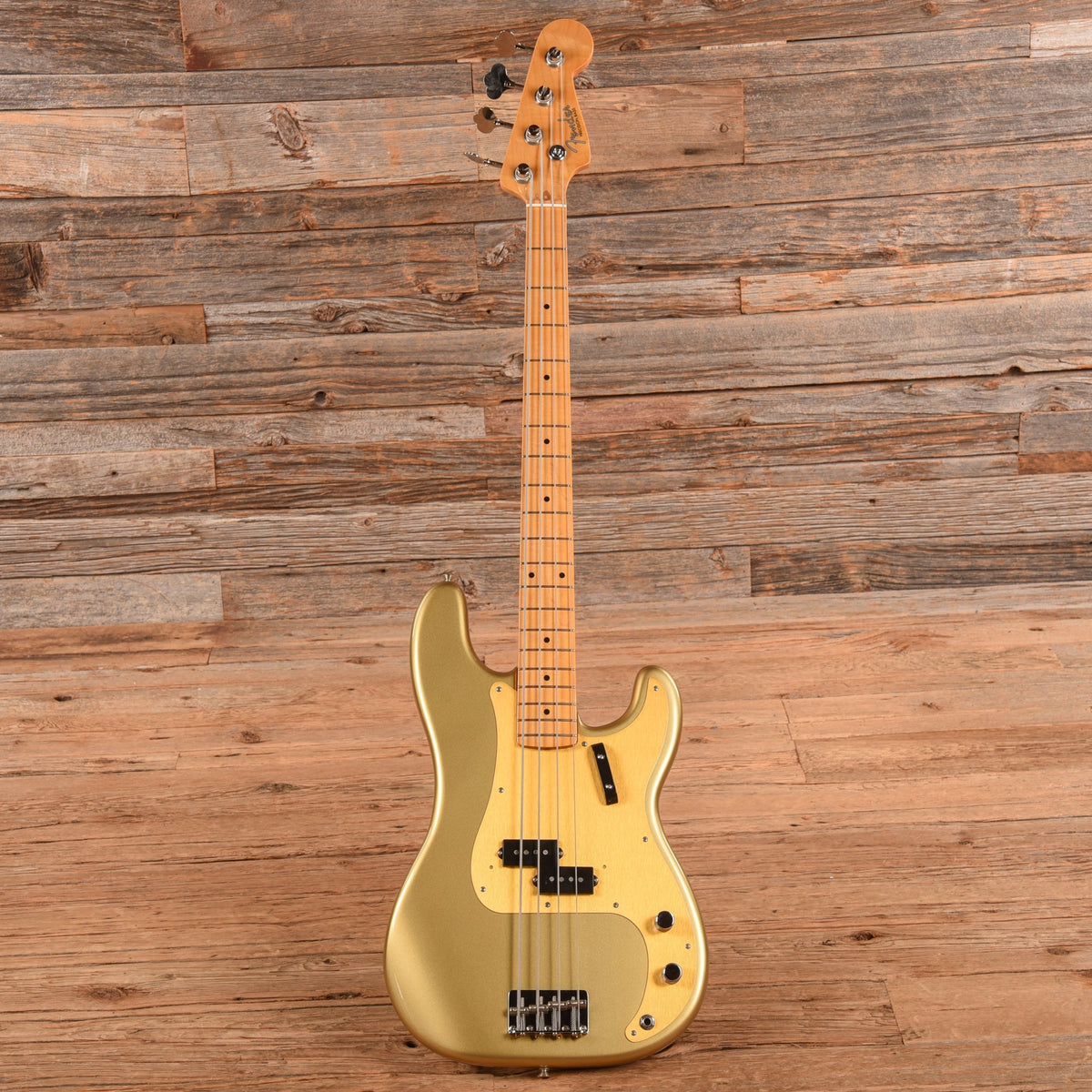 Fender American Original '50s Precision Bass Aztec Gold - View 4 | MusicMarket