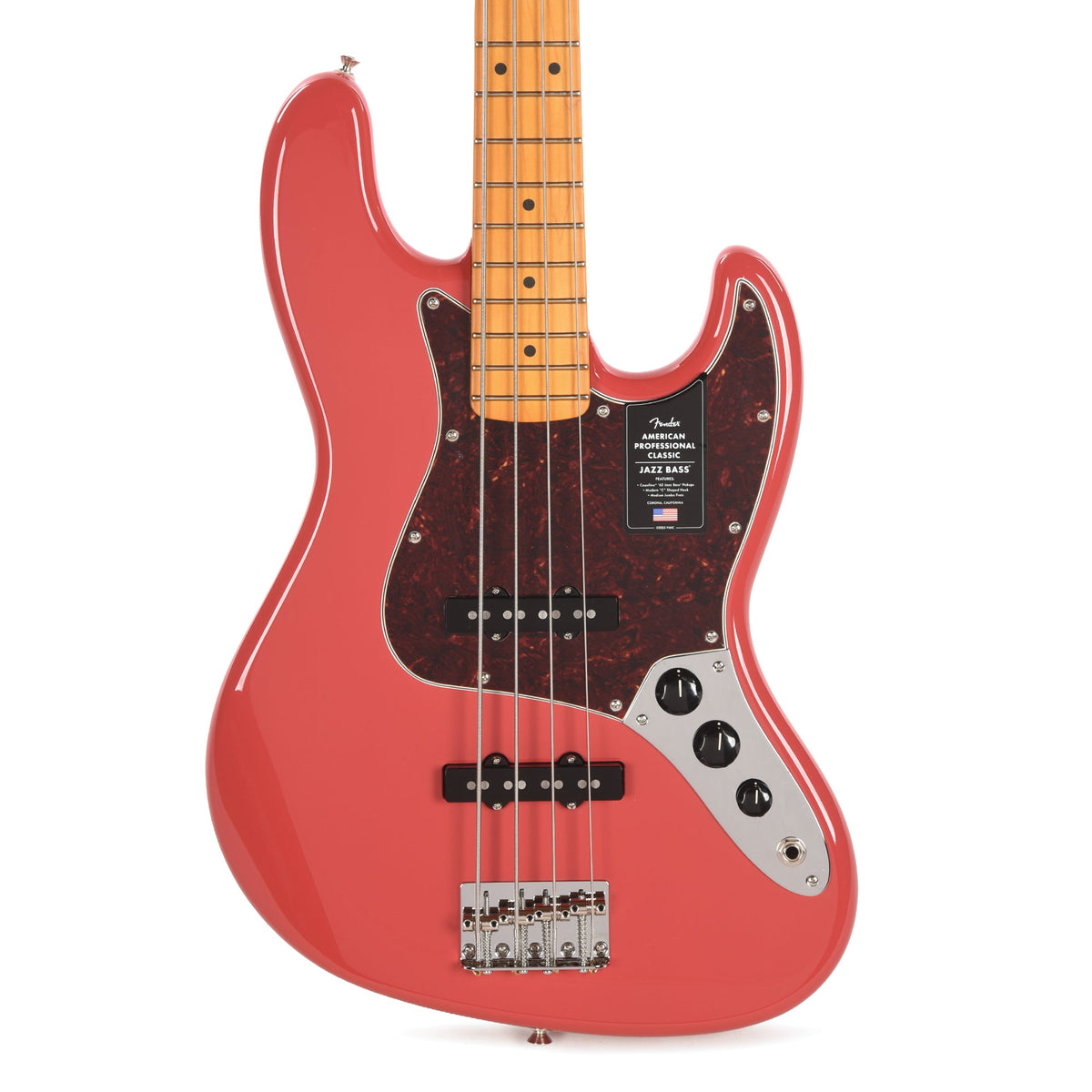 Fender American Professional Classic Jazz Bass Faded Dakota Red - View 2 | MusicMarket