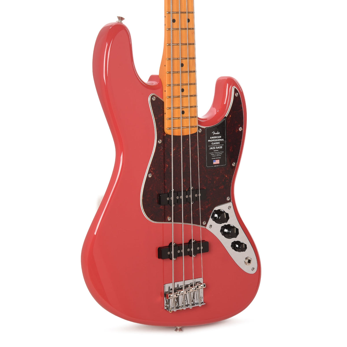 Fender American Professional Classic Jazz Bass Faded Dakota Red - MusicMarket