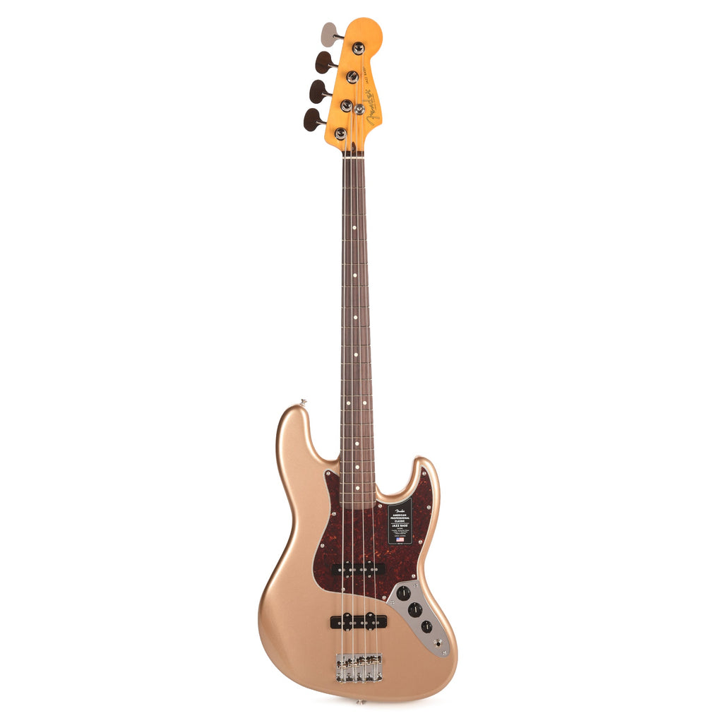 Fender American Professional Classic Jazz Bass Faded Firemist Gold - View 4 | MusicMarket