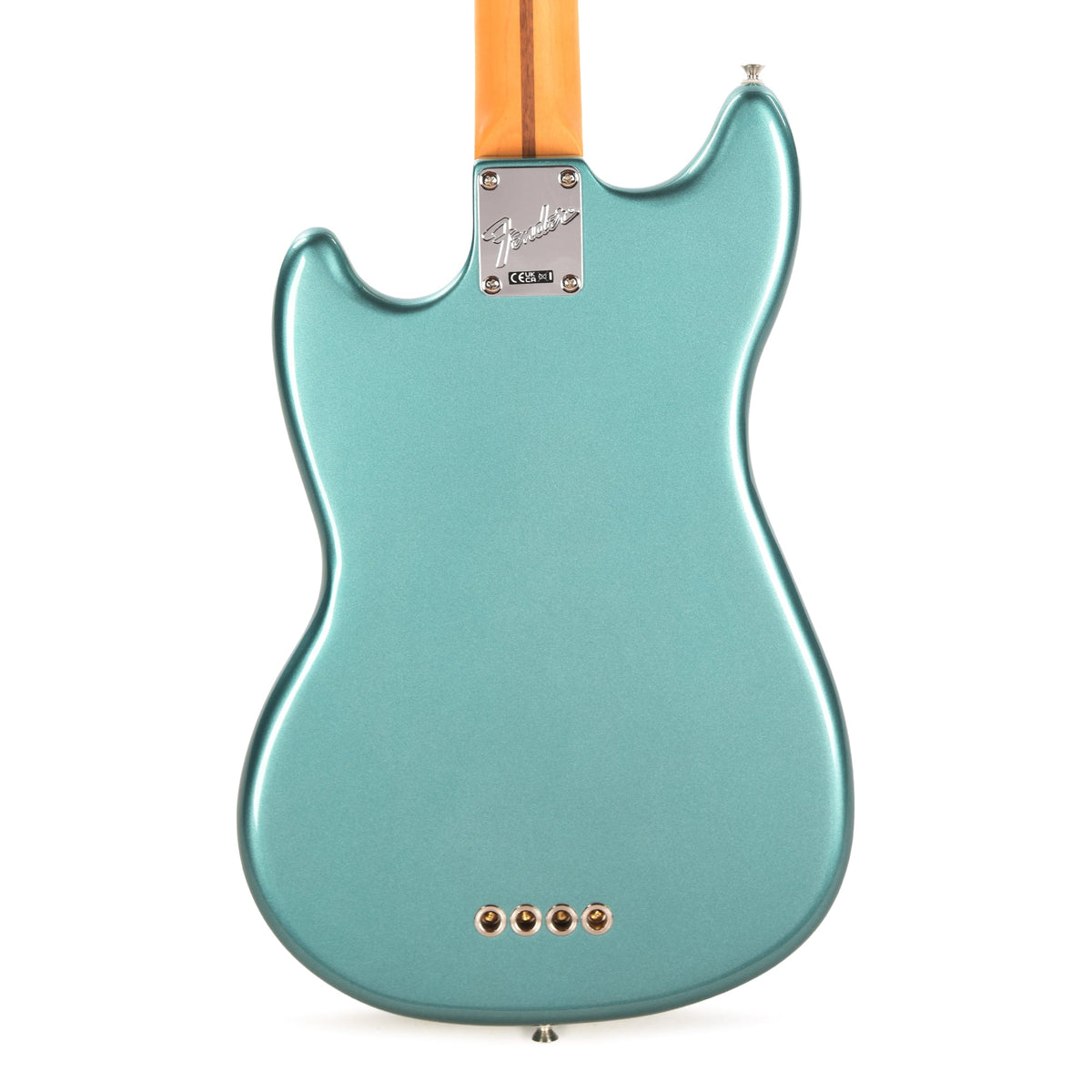 Fender American Professional Classic Mustang Bass Faded Sherwood Green Metallic - View 3 | MusicMarket