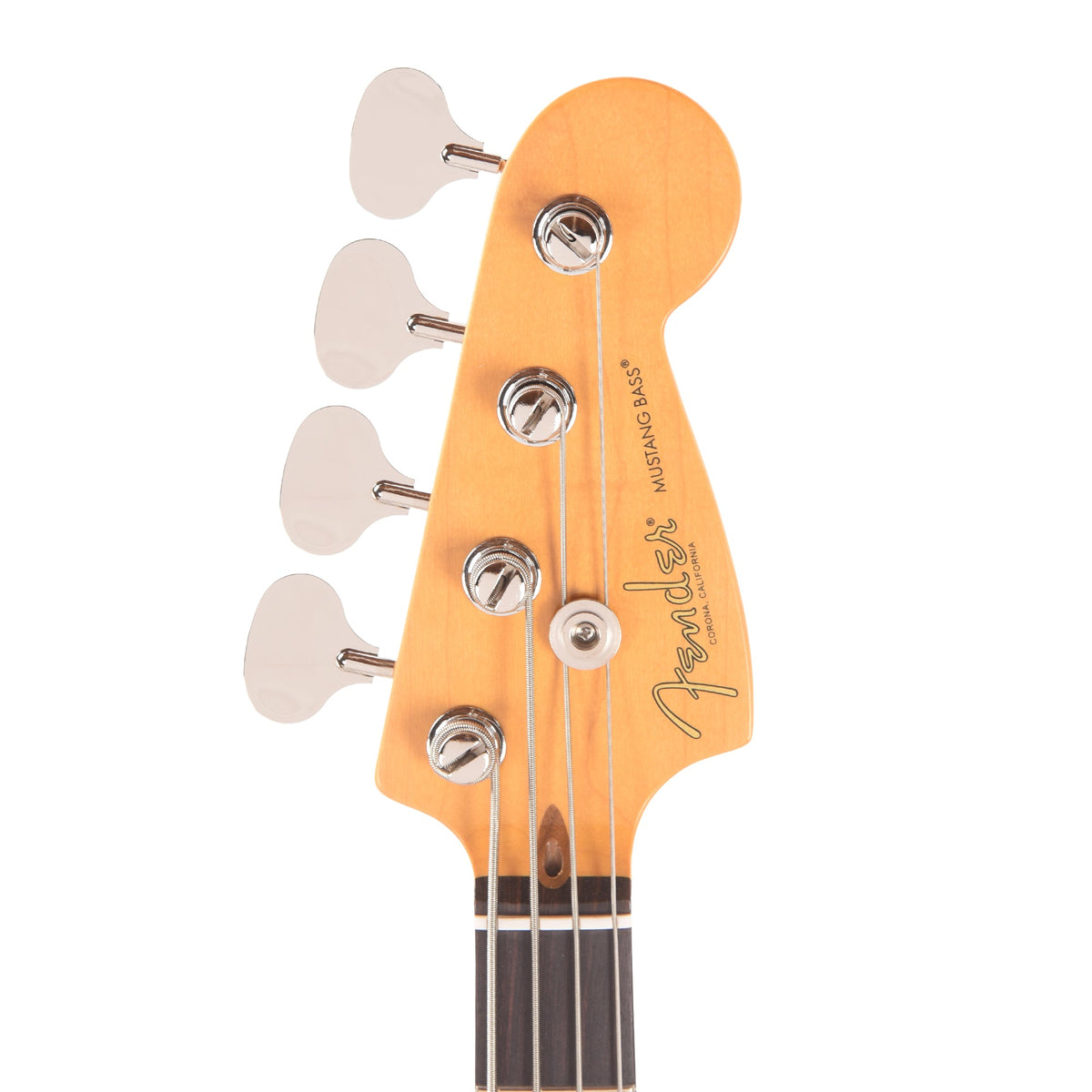 Fender American Professional Classic Mustang Bass Faded Sherwood Green Metallic - View 6 | MusicMarket