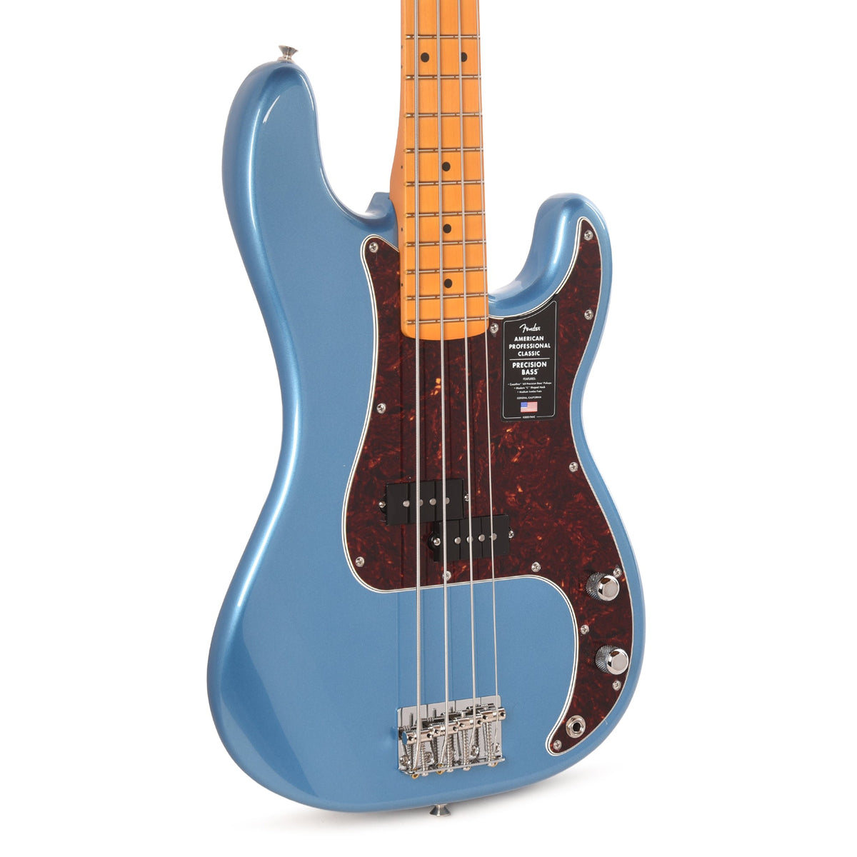 Fender American Professional Classic Precision Bass Faded Lake Placid Blue - MusicMarket