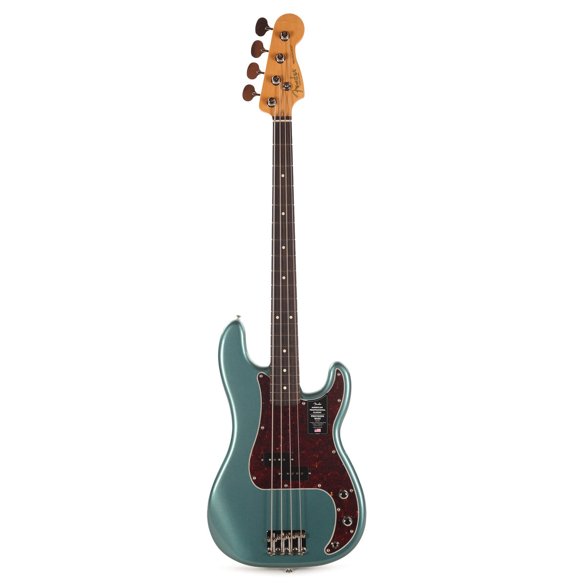 Fender American Professional Classic Precision Bass Faded Sherwood Green Metallic - View 4 | MusicMarket