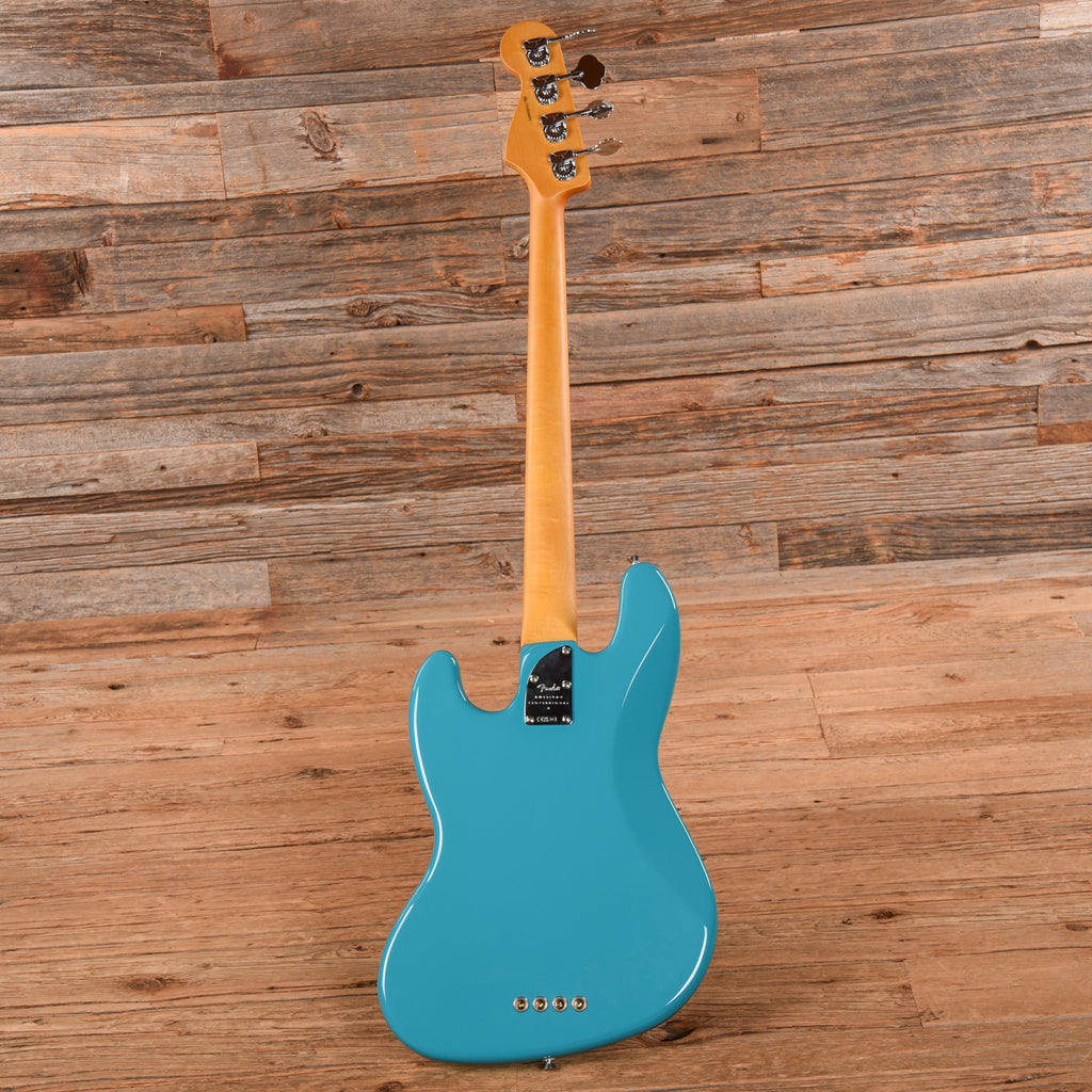 Fender American Professional II Jazz Bass Miami Blue 2024 - View 5 | MusicMarket