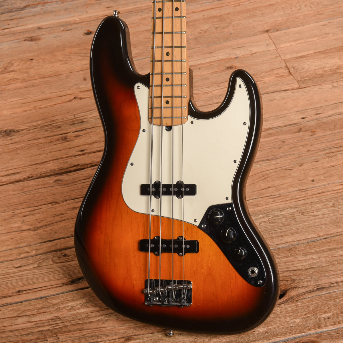 Fender American Standard Jazz Bass Brown Sunburst 1997 - View 2 | MusicMarket