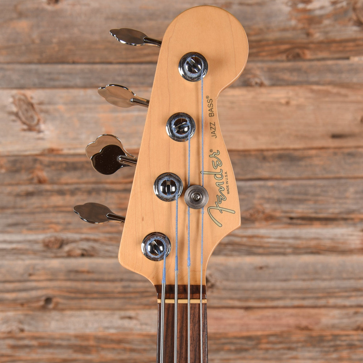 Fender American Standard Jazz Bass Hot Rod Red 2000 - View 6 | MusicMarket