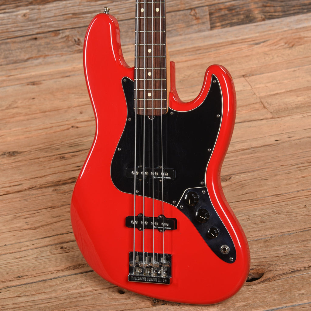 Fender American Standard Jazz Bass Hot Rod Red 2000 - View 2 | MusicMarket