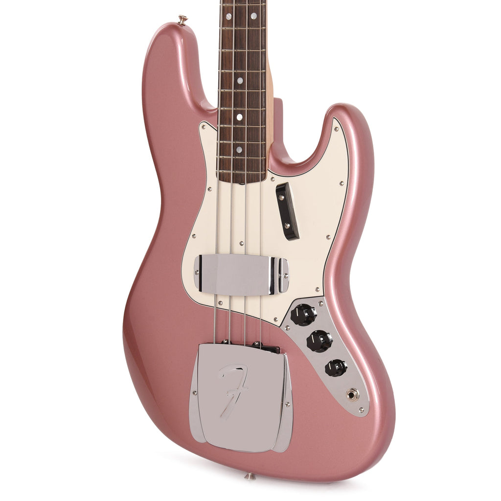 Fender Custom Shop 1965 Jazz Bass NOS Faded Aged Burgundy Mist Metallic - View 2 | MusicMarket