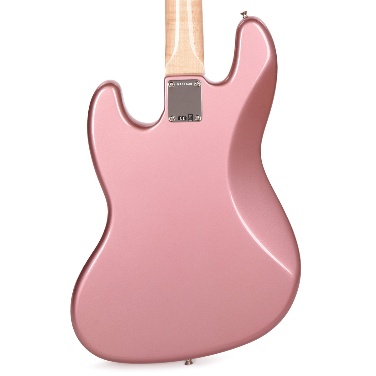 Fender Custom Shop 1965 Jazz Bass NOS Faded Aged Burgundy Mist Metallic - View 3 | MusicMarket