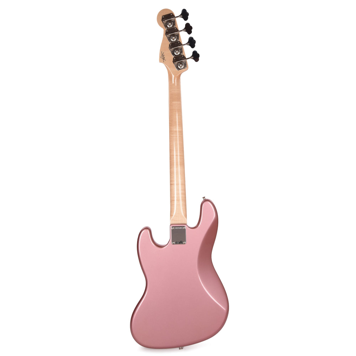 Fender Custom Shop 1965 Jazz Bass NOS Faded Aged Burgundy Mist Metallic - View 5 | MusicMarket