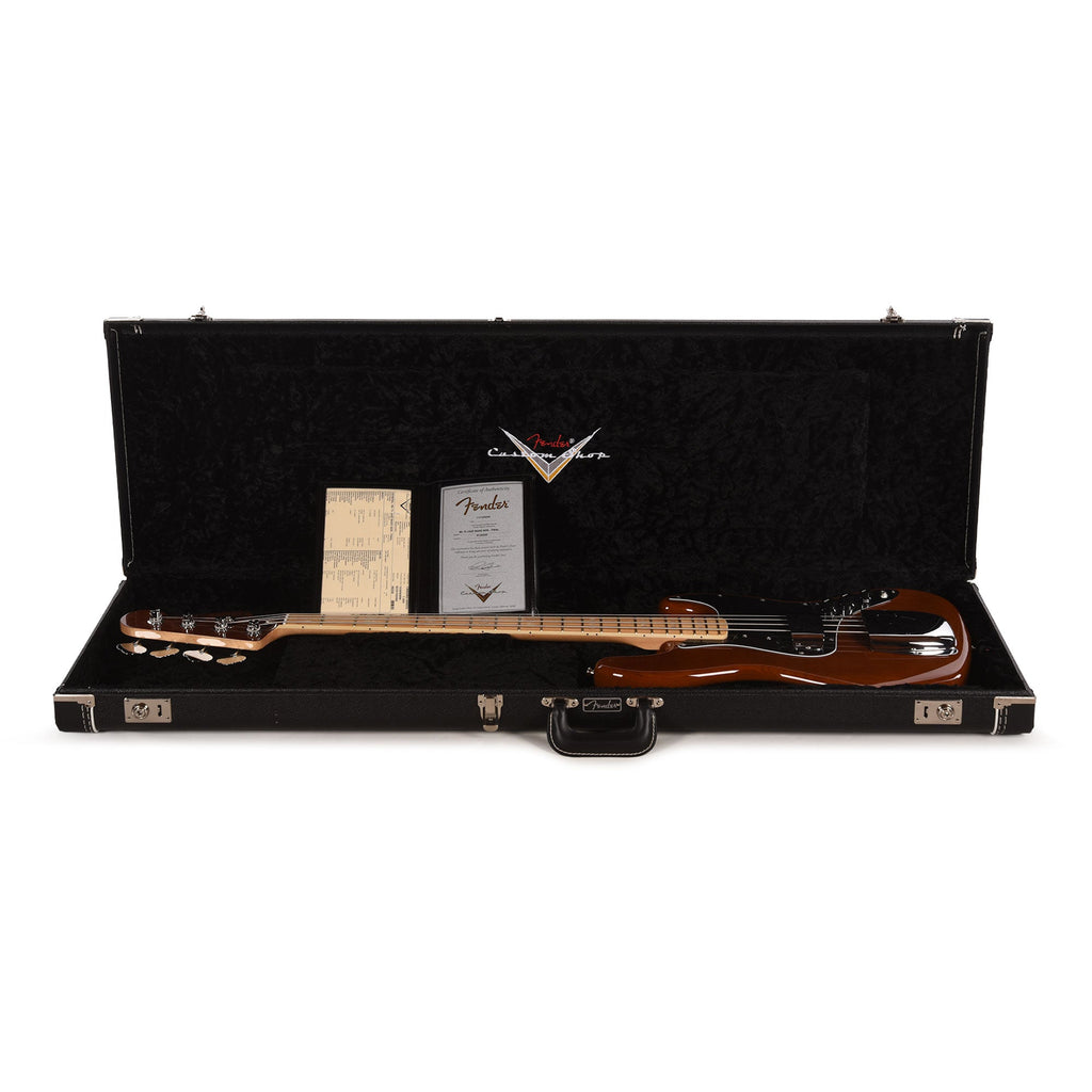 Fender Custom Shop 1975 Jazz Bass NOS Faded Walnut - View 8 | MusicMarket