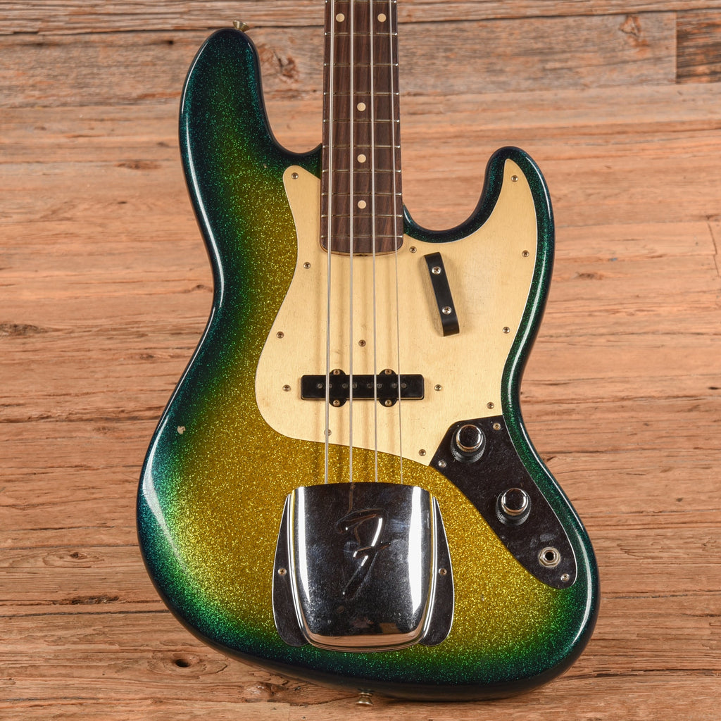 Fender Custom Shop '60 Jazz Bass Journeyman Relic Surf Burst Sparkle 2023 - MusicMarket