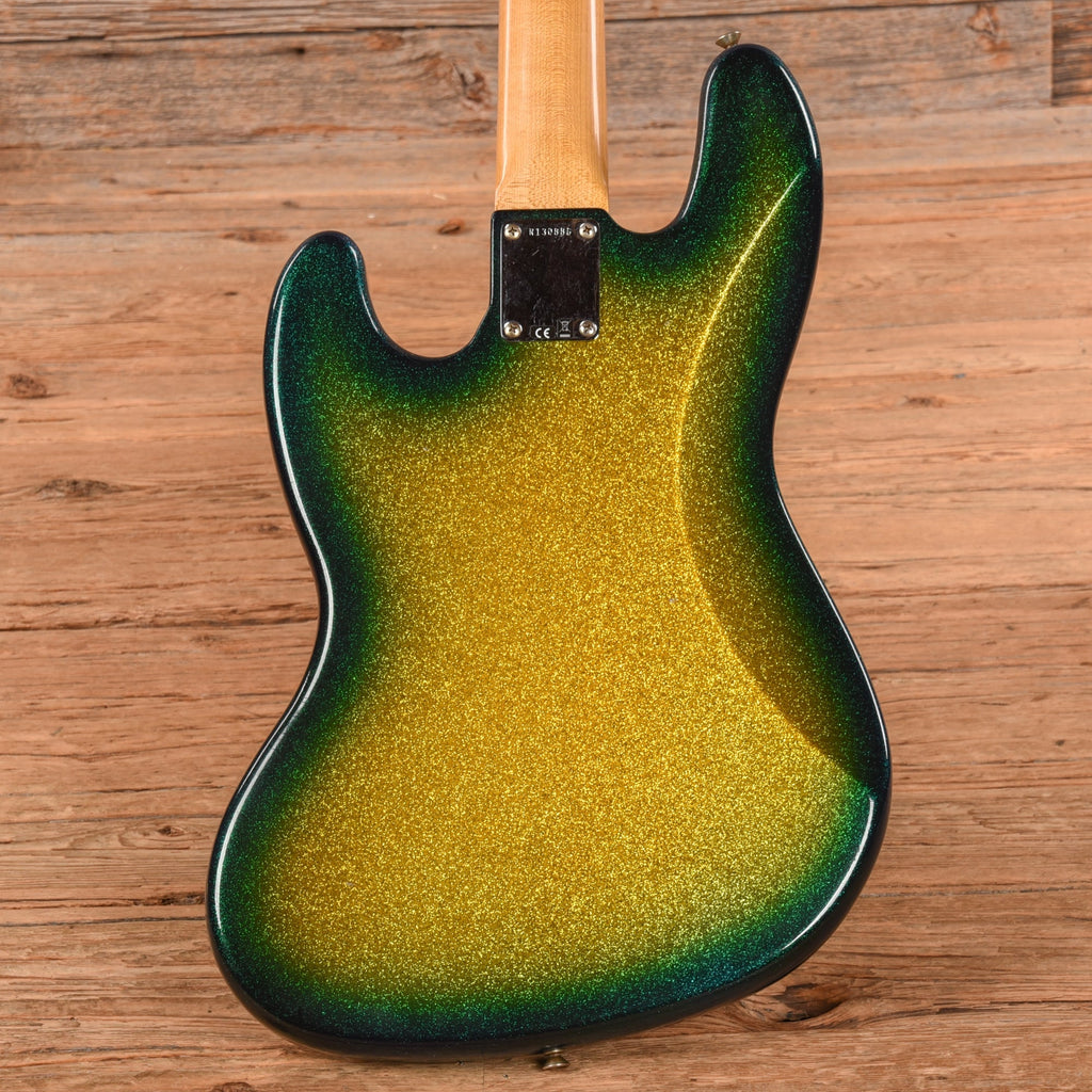 Fender Custom Shop '60 Jazz Bass Journeyman Relic Surf Burst Sparkle 2023 - View 3 | MusicMarket