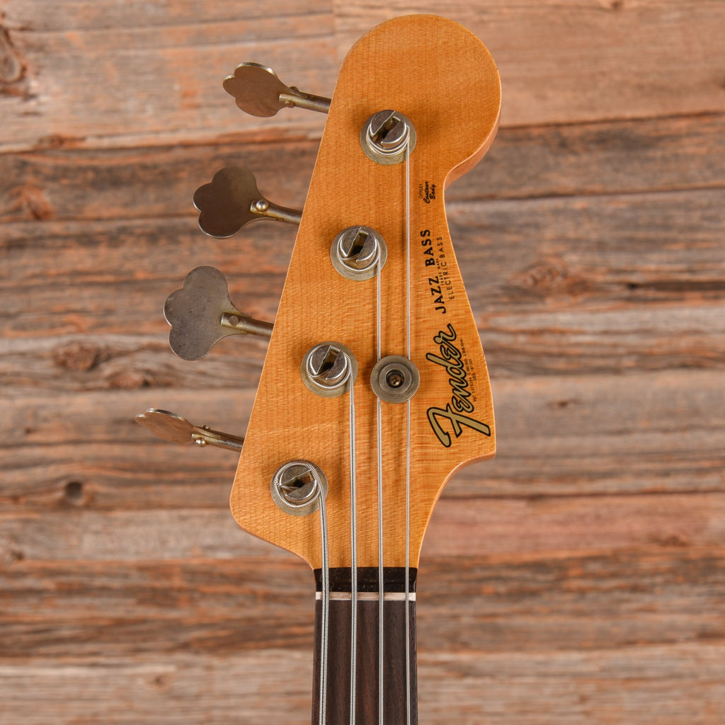 Fender Custom Shop '60 Jazz Bass Journeyman Relic Surf Burst Sparkle 2023 - View 6 | MusicMarket