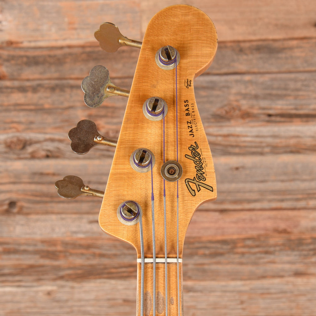 Fender Custom Shop Limited P-Jazz Bass Heavy Relic Gold 2024 - View 6 | MusicMarket