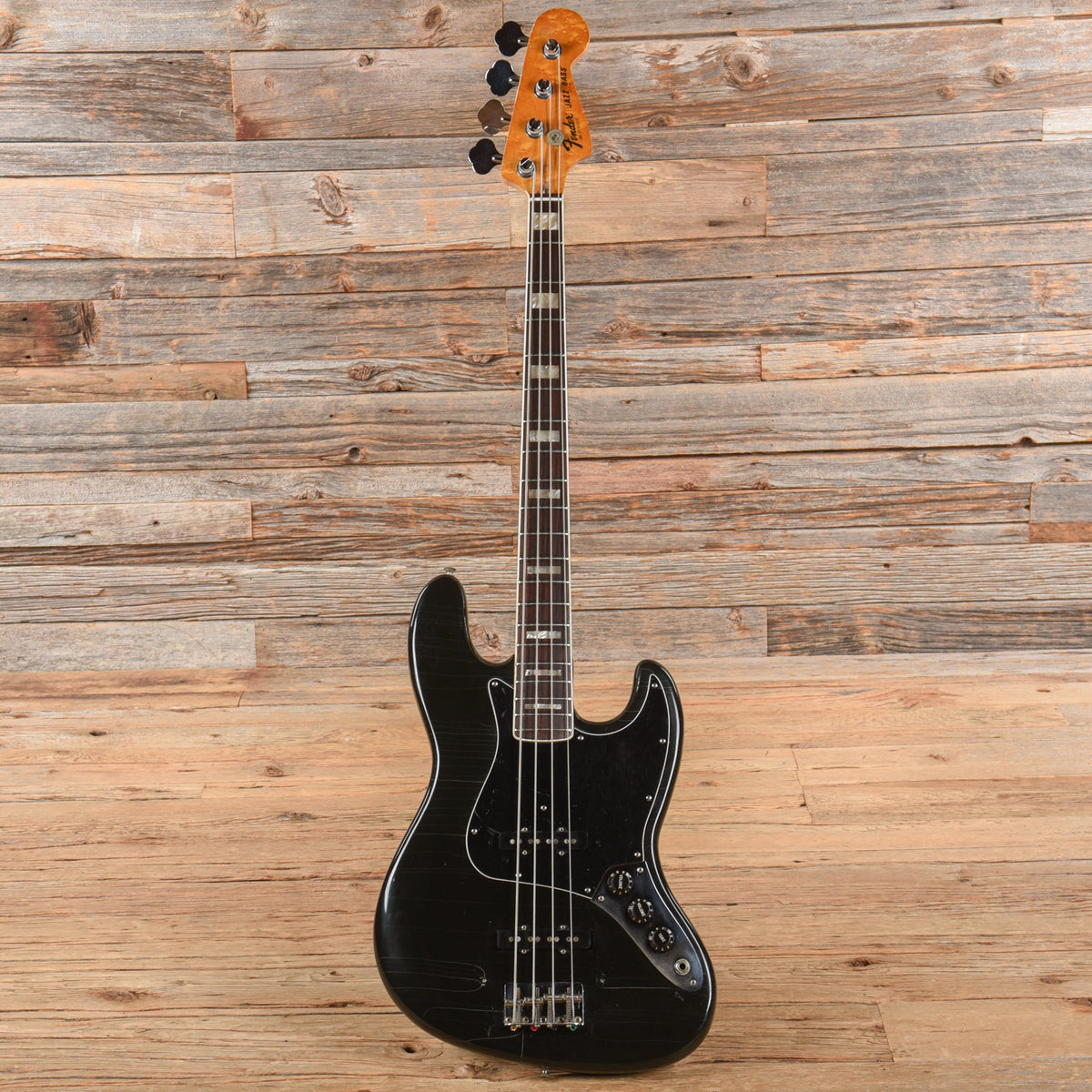 Fender Jazz Bass Black 1977 - View 4 | MusicMarket