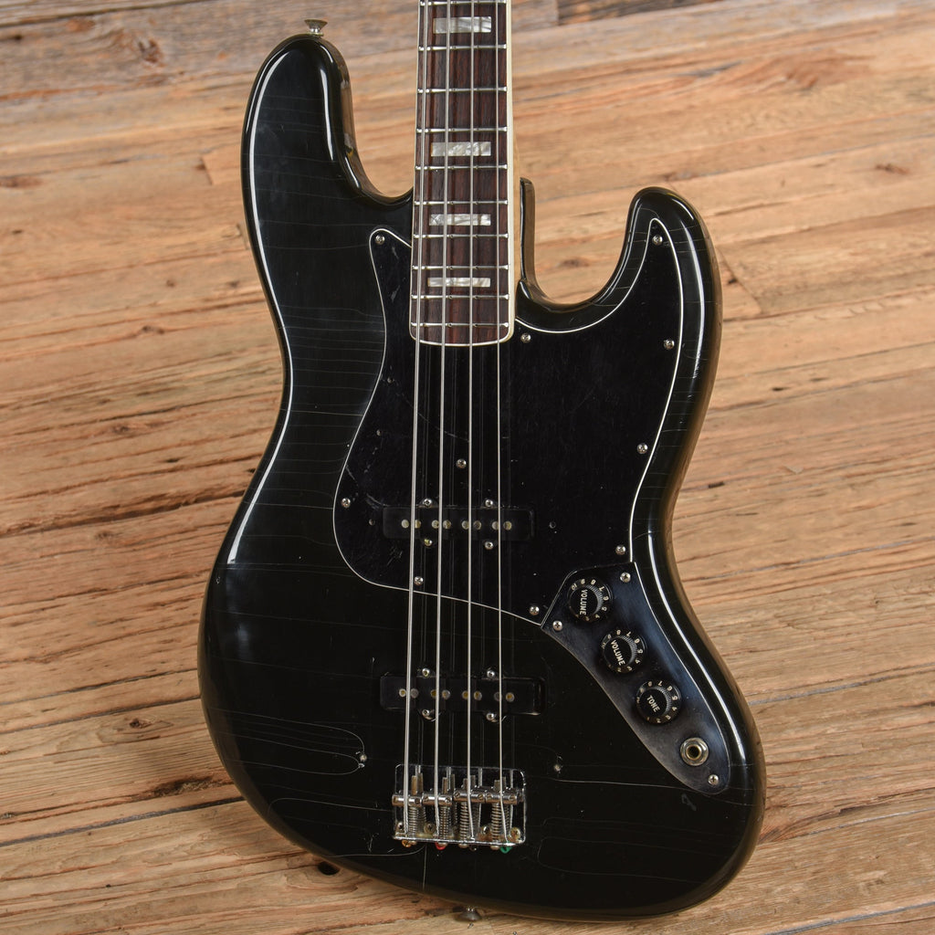 Fender Jazz Bass Black 1977 - View 2 | MusicMarket
