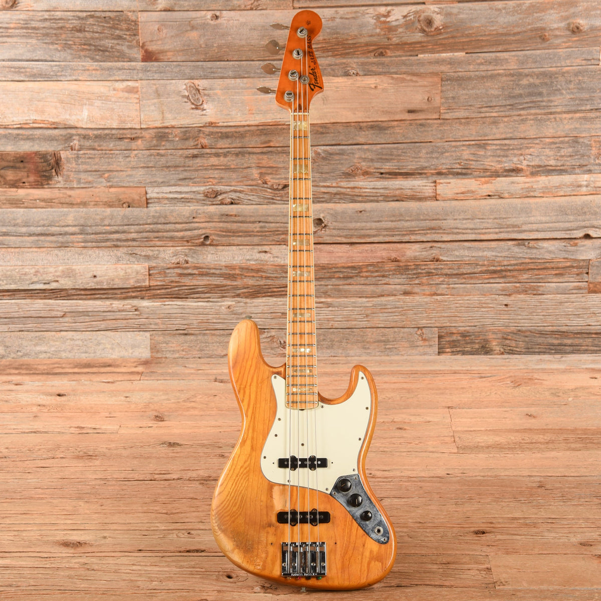 Fender Jazz Bass Natural 1973 - View 4 | MusicMarket