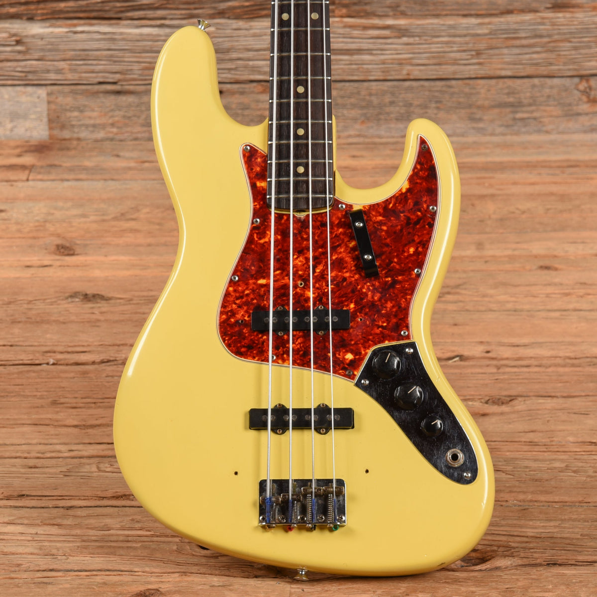 Fender Jazz Bass Olympic White Refin 1965 - MusicMarket