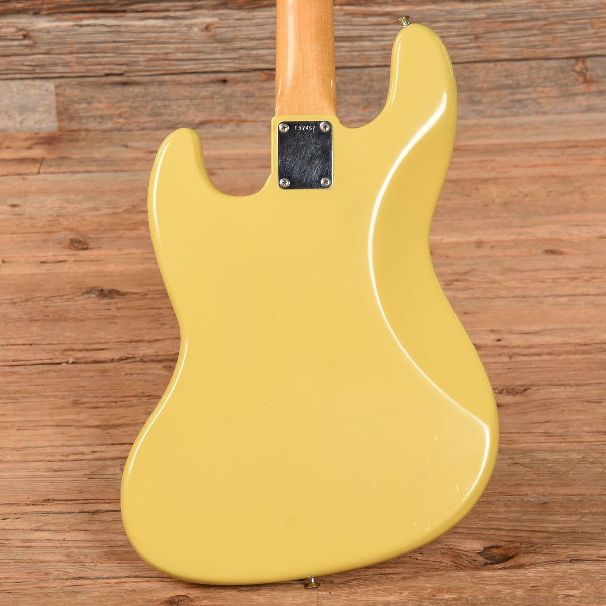 Fender Jazz Bass Olympic White Refin 1965 - View 3 | MusicMarket