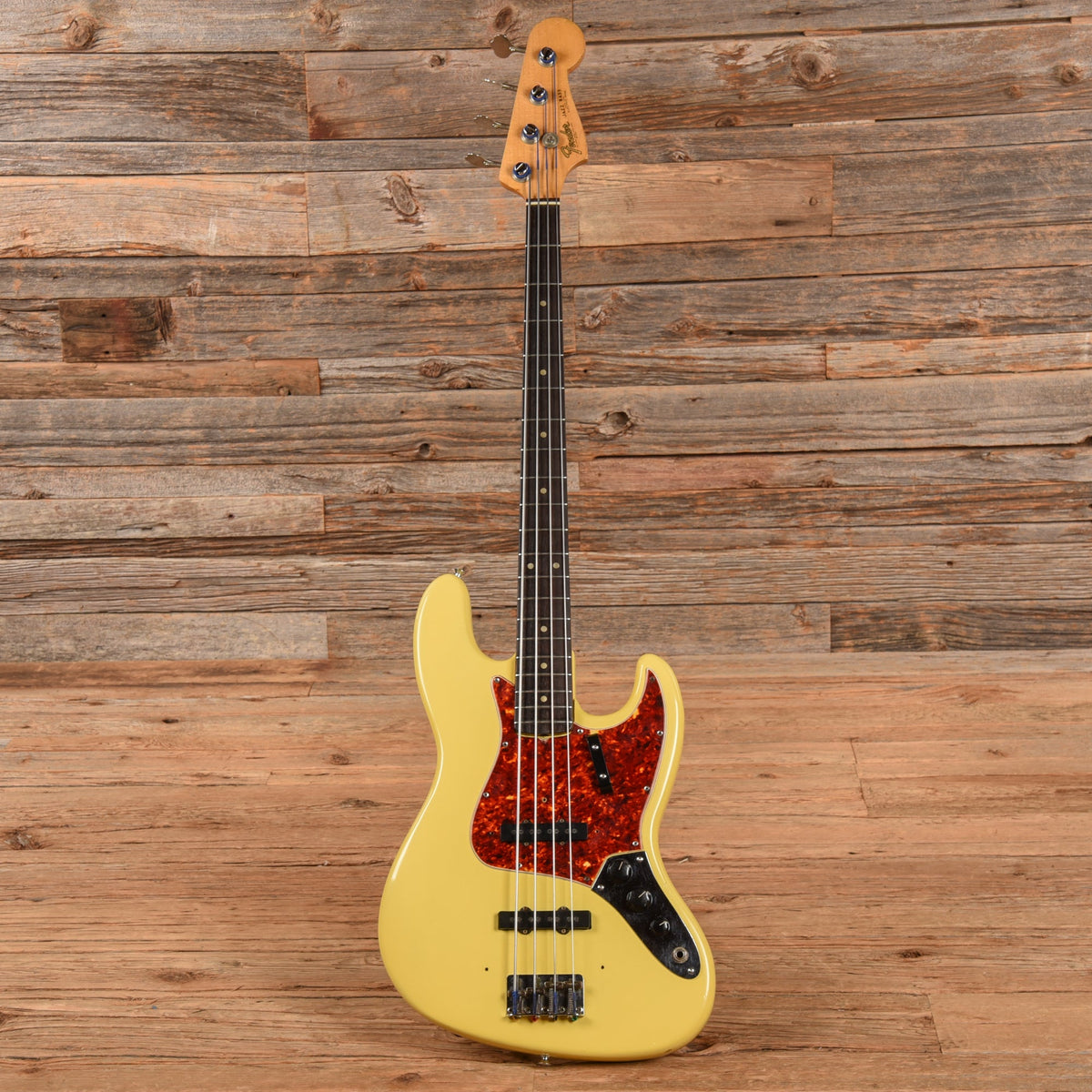 Fender Jazz Bass Olympic White Refin 1965 - View 4 | MusicMarket