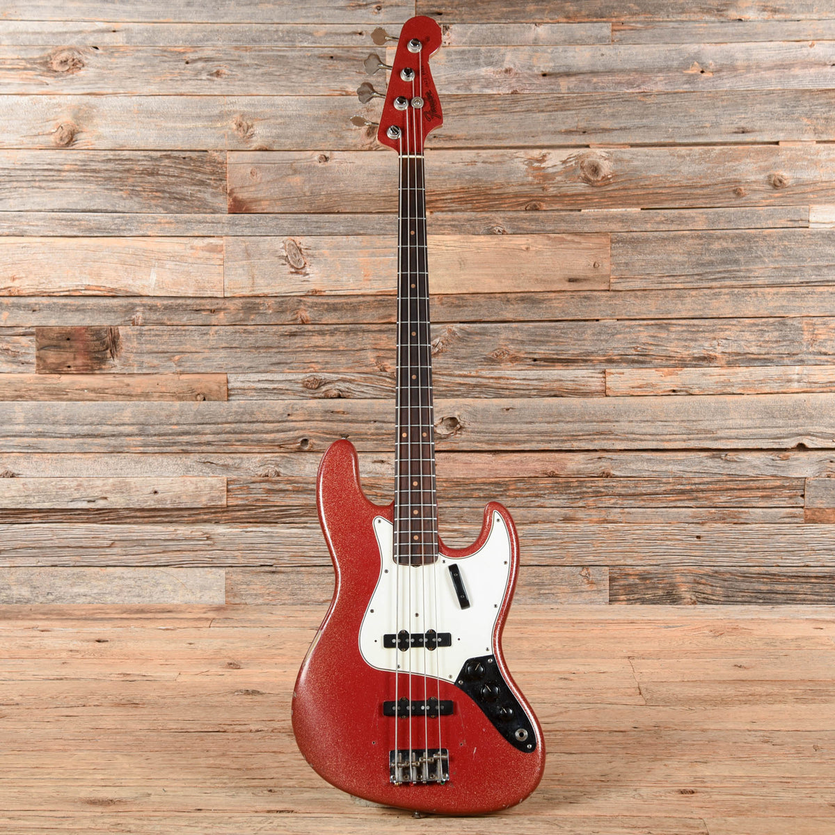 Fender Jazz Bass Red Sparkle Refin 1964 - View 4 | MusicMarket