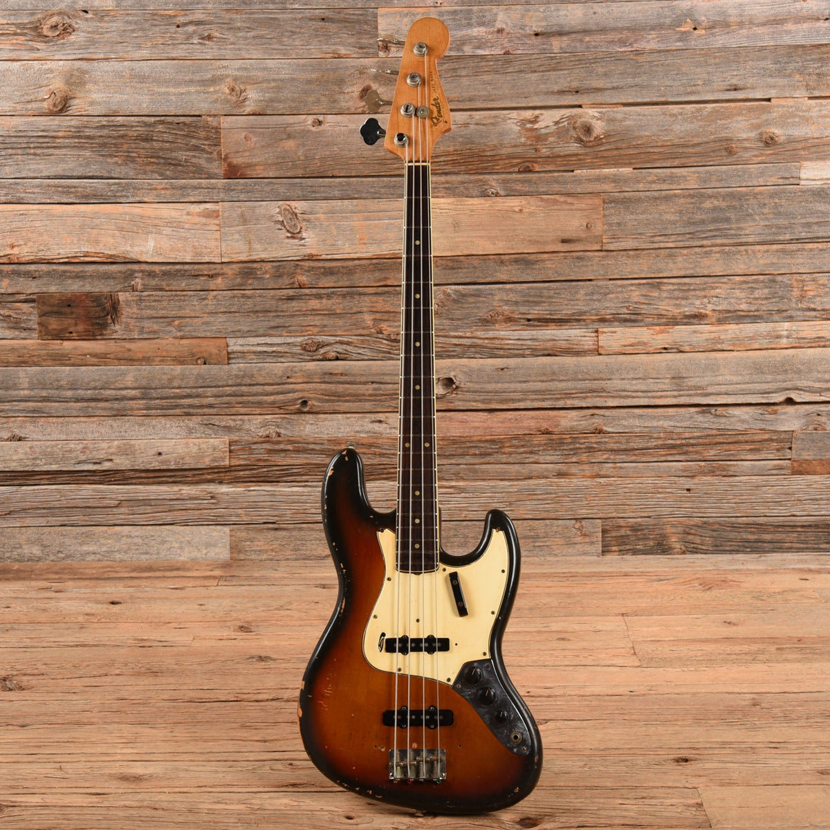 Fender Jazz Bass w/1966 Neck and 1974 Body Sunburst - View 4 | MusicMarket