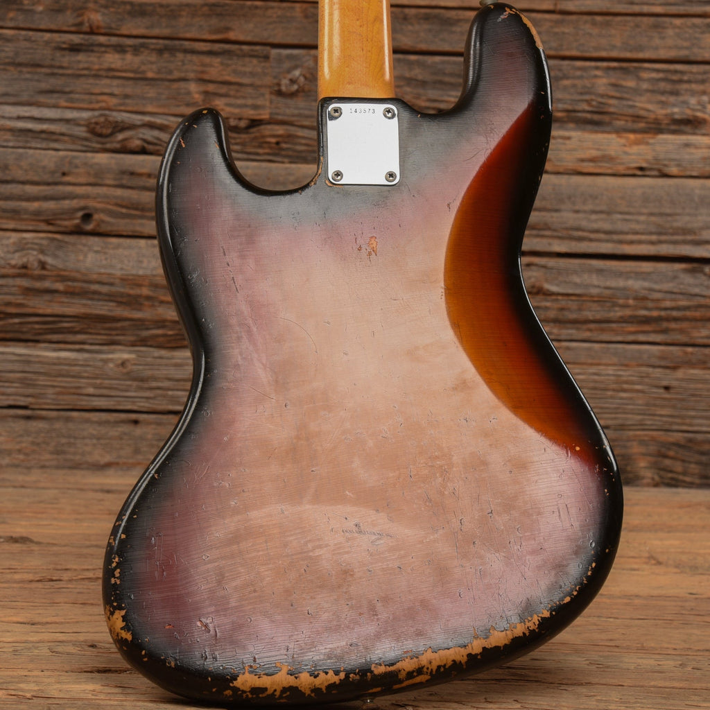 Fender Jazz Bass w/1966 Neck and 1974 Body Sunburst - View 11 | MusicMarket
