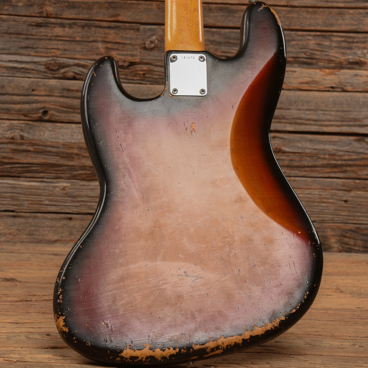 Fender Jazz Bass w/1966 Neck and 1974 Body Sunburst - View 11 | MusicMarket
