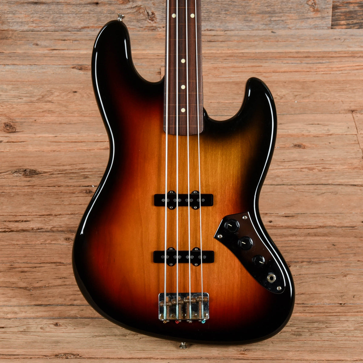Fender JB-62-77FL Jazz Bass Sunburst 1997 - MusicMarket