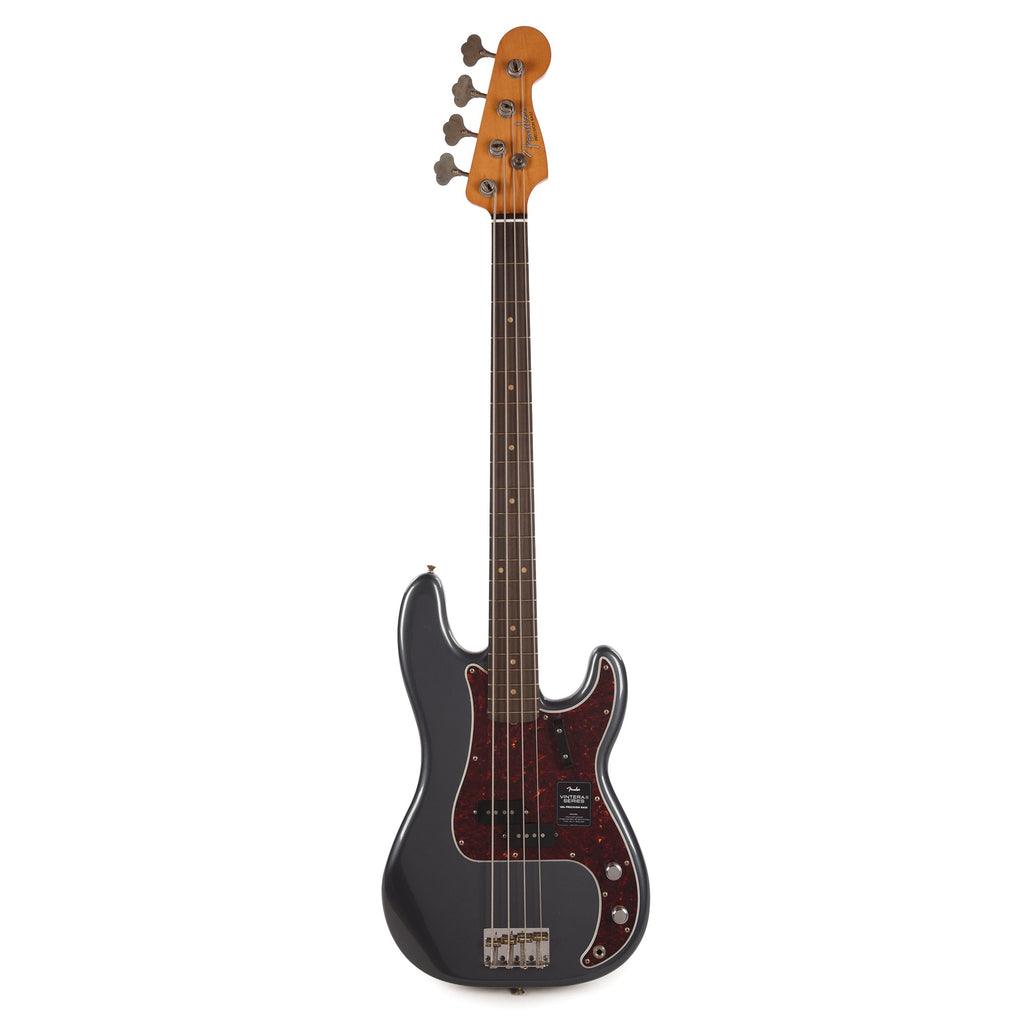 Fender Limited Edition Vintera II Road Worn '60s Precision Bass Charcoal Frost Metallic - View 4 | MusicMarket