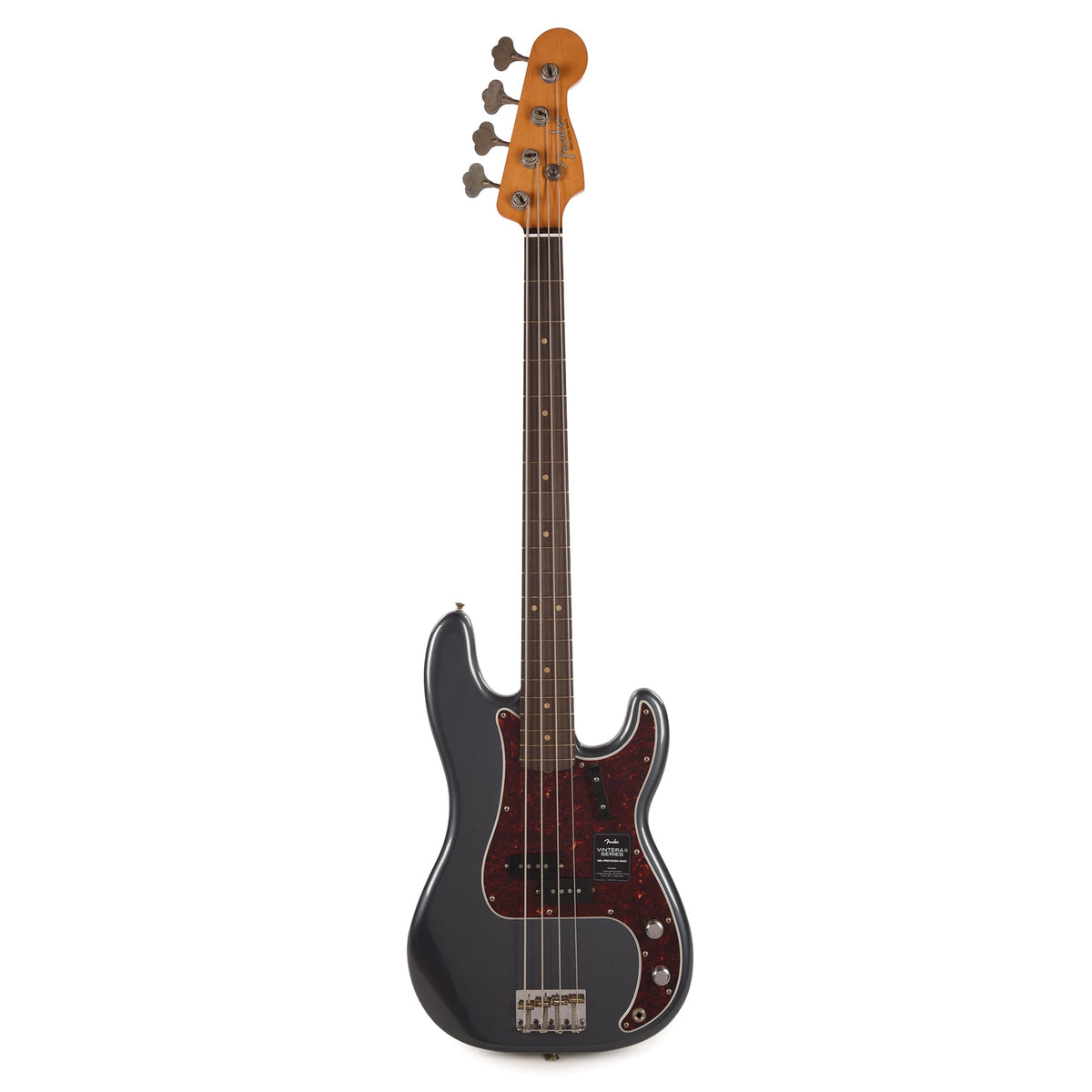 Fender Limited Edition Vintera II Road Worn '60s Precision Bass Charcoal Frost Metallic - View 4 | MusicMarket