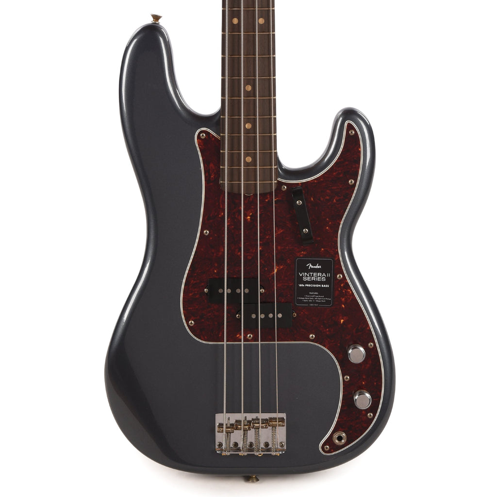Fender Limited Edition Vintera II Road Worn '60s Precision Bass Charcoal Frost Metallic - View 2 | MusicMarket