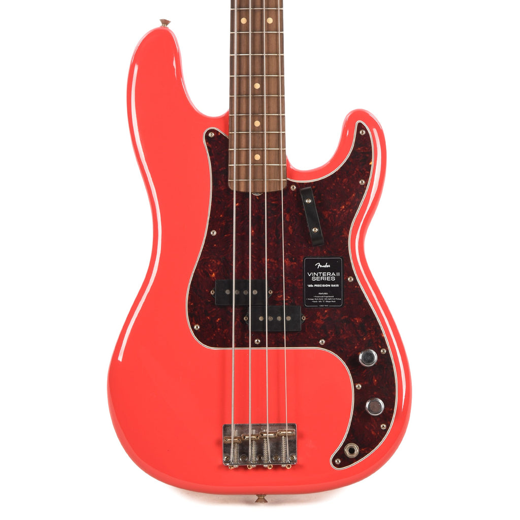 Fender Limited Edition Vintera II Road Worn '60s Precision Bass Fiesta Red - View 2 | MusicMarket