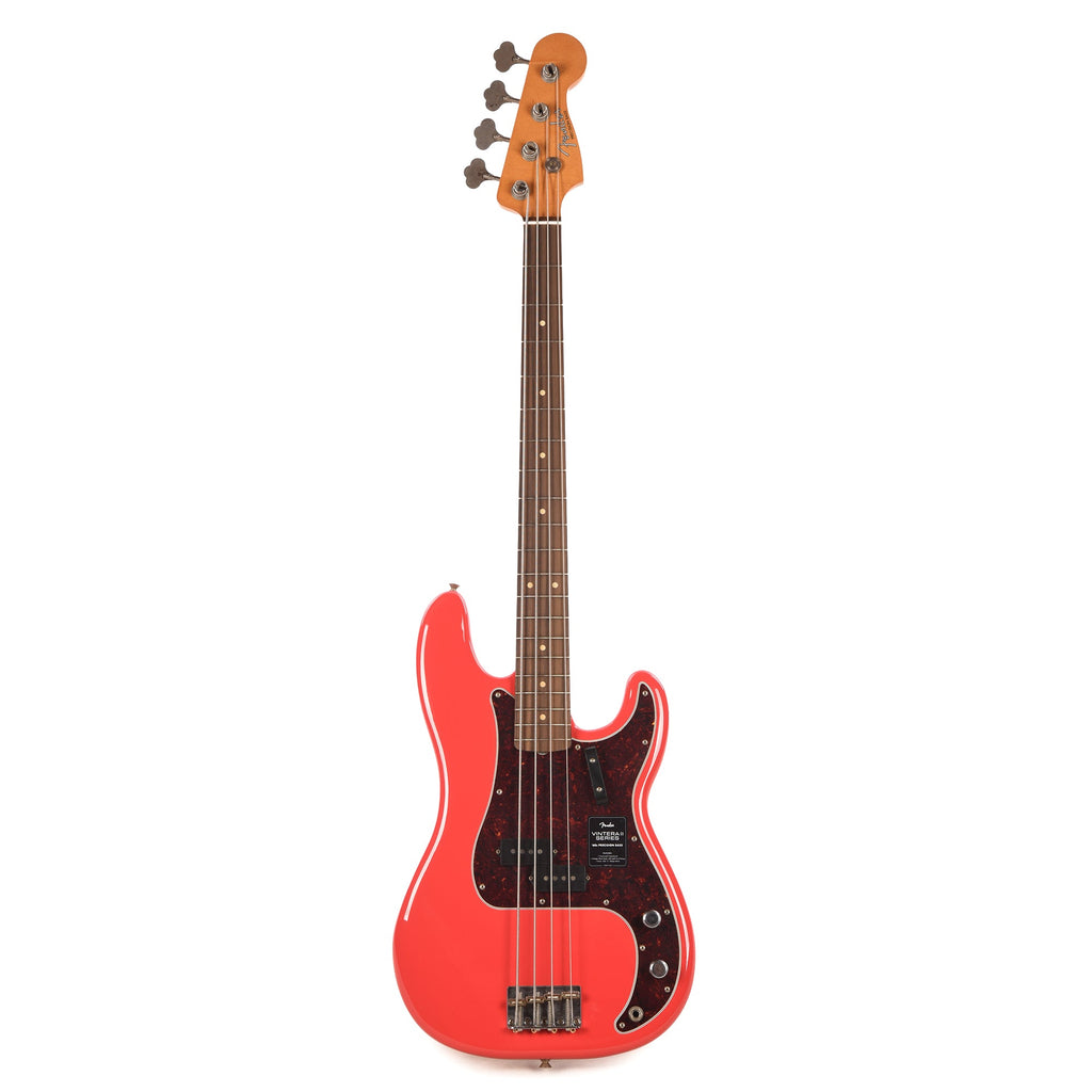 Fender Limited Edition Vintera II Road Worn '60s Precision Bass Fiesta Red - View 4 | MusicMarket