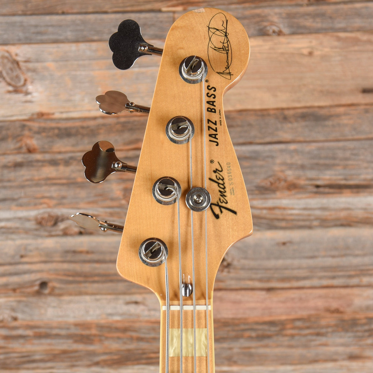Fender MIJ Marcus Miller Signature Jazz Bass Sunburst - View 5 | MusicMarket