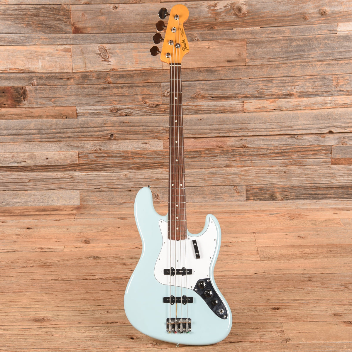 Fender MIJ Traditional '60s Jazz Bass Sonic Blue 2018 - View 4 | MusicMarket