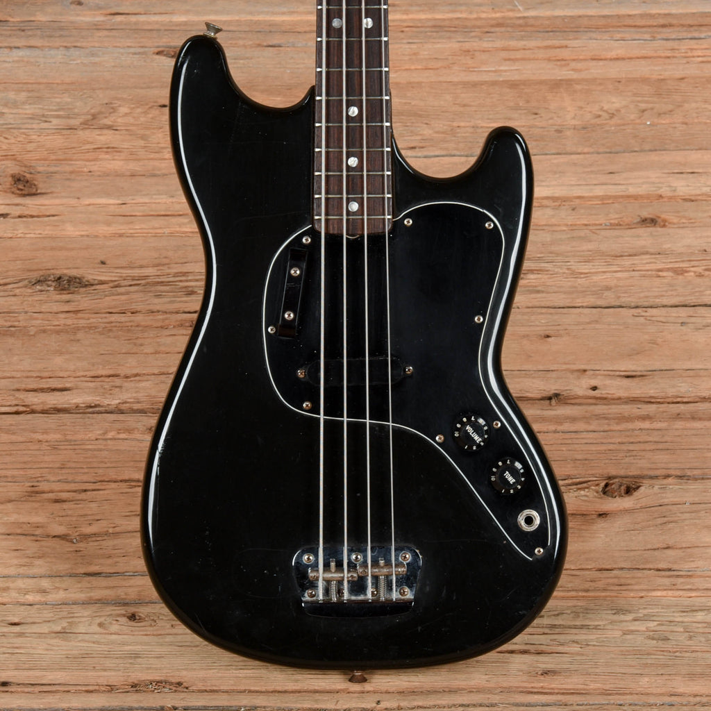 Fender Musicmaster Bass Black 1978 - MusicMarket