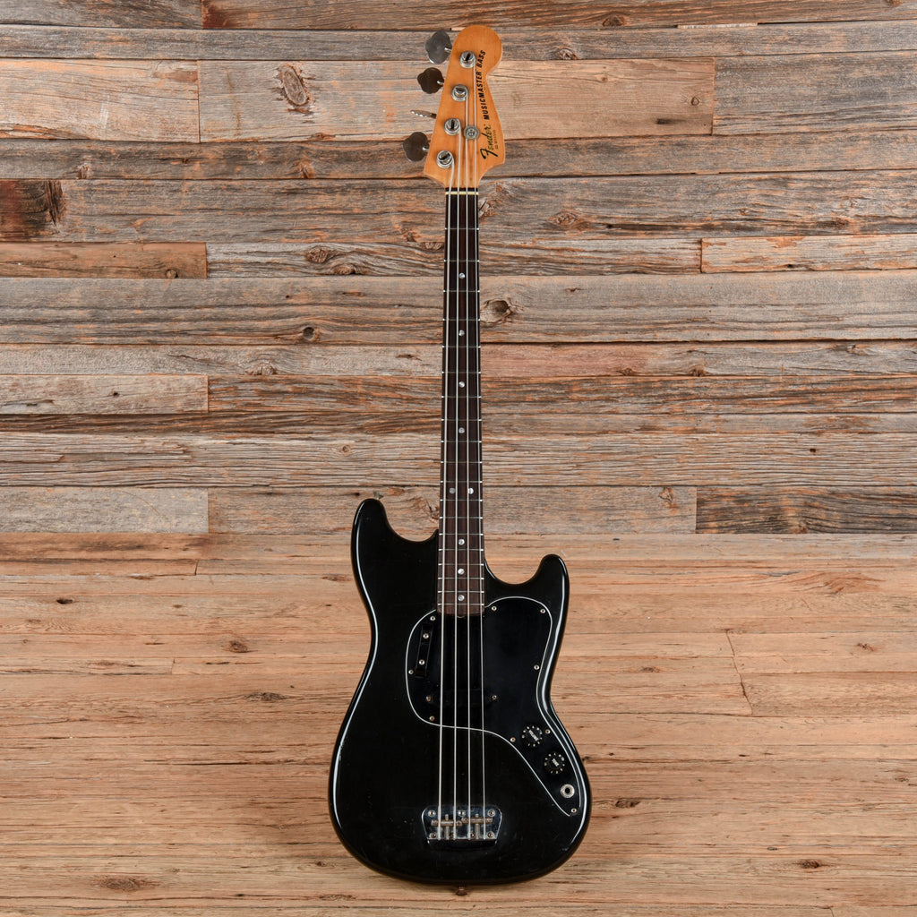 Fender Musicmaster Bass Black 1978 - View 4 | MusicMarket