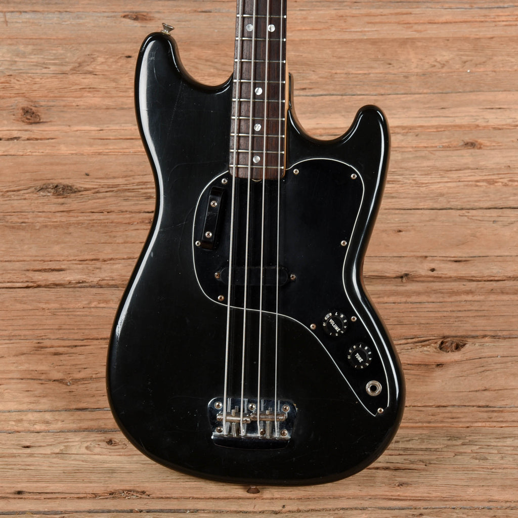 Fender Musicmaster Bass Black 1978 - View 2 | MusicMarket