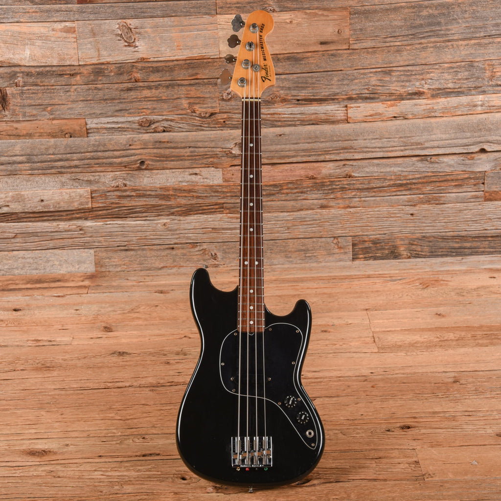 Fender Musicmaster Bass Black 1982 - View 4 | MusicMarket