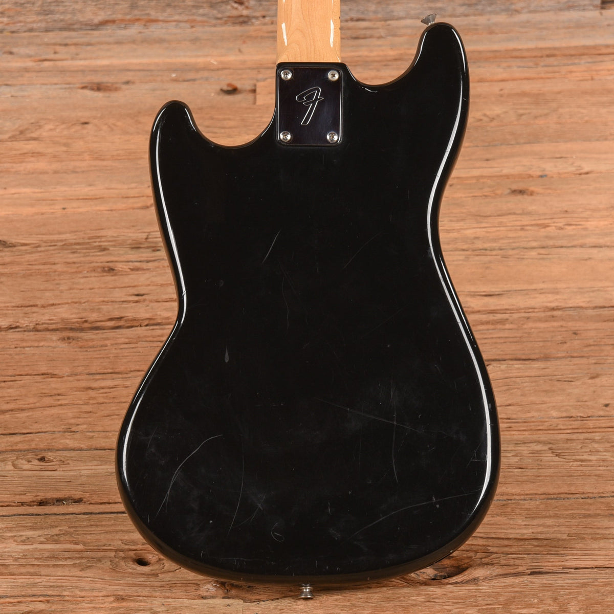 Fender Musicmaster Bass Black 1982 - View 3 | MusicMarket